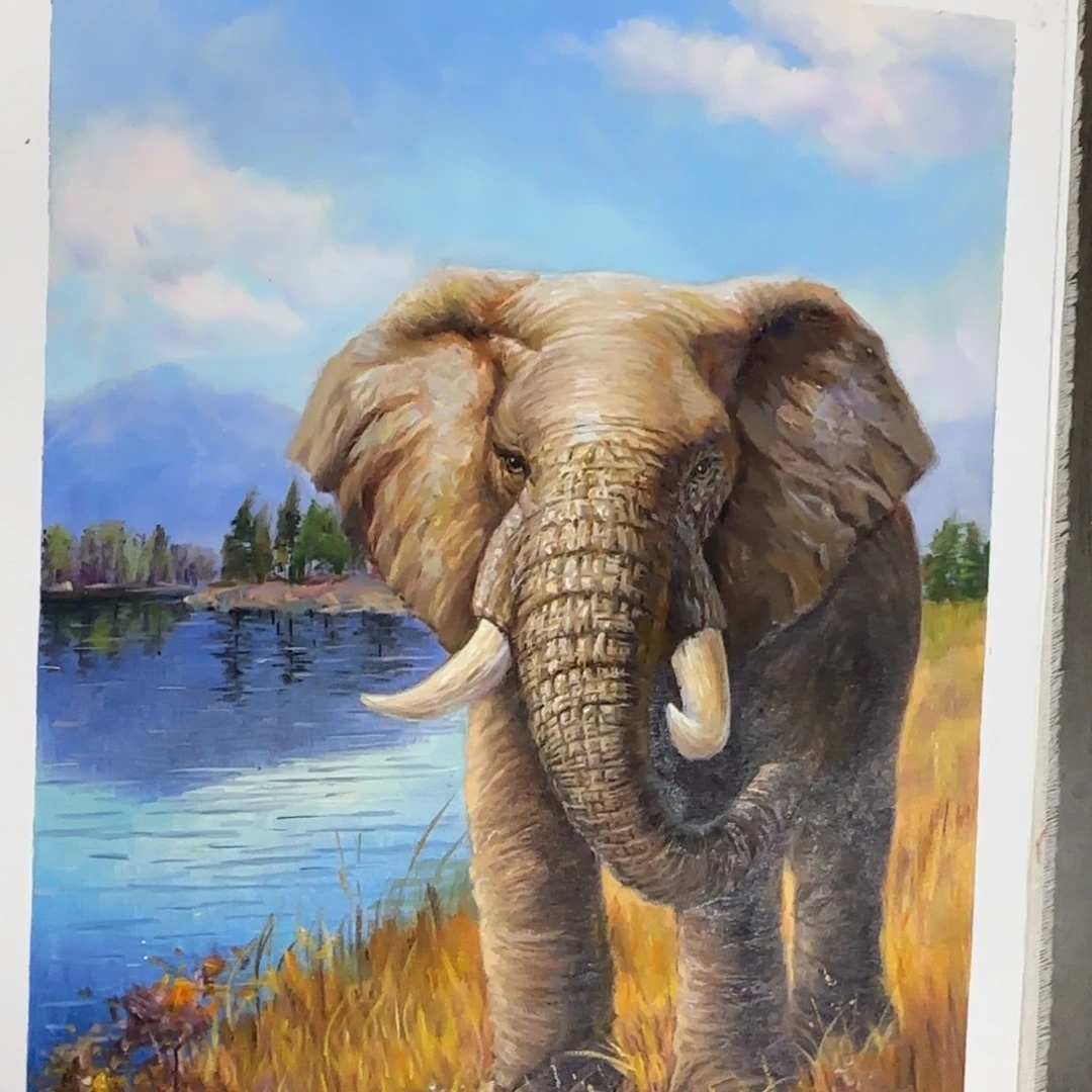 油画加油加油努力加油加油