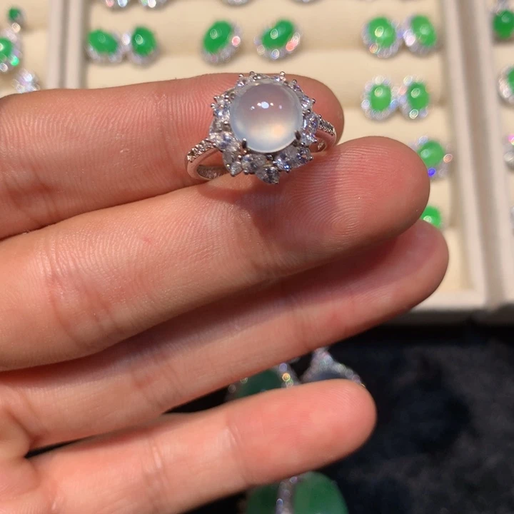 翡翠未镶嵌戒指翡翠戒指