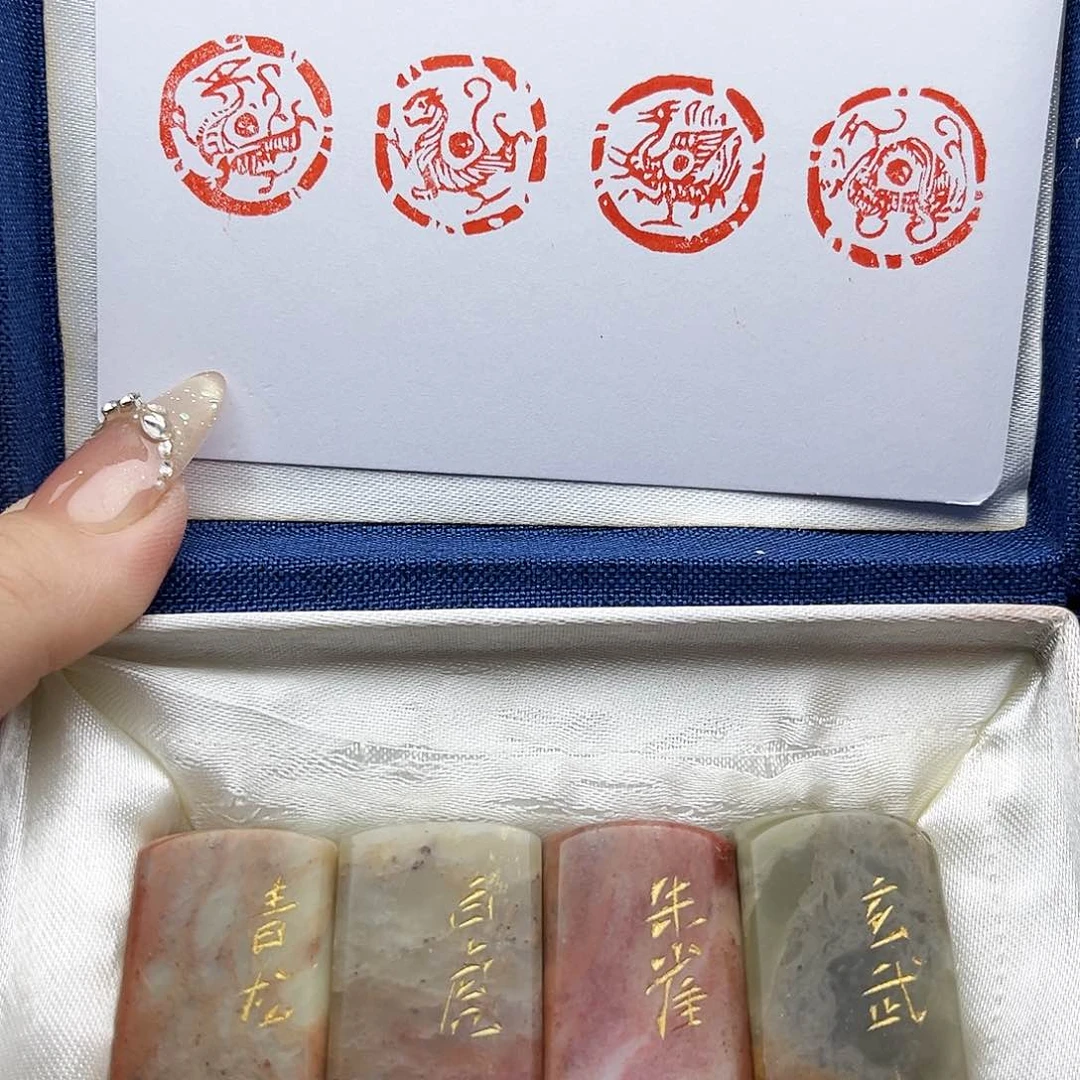 寿山石印石四灵兽2.0