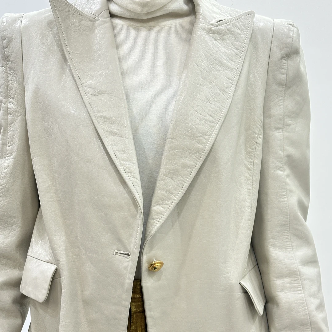 yevachao皮衣外套