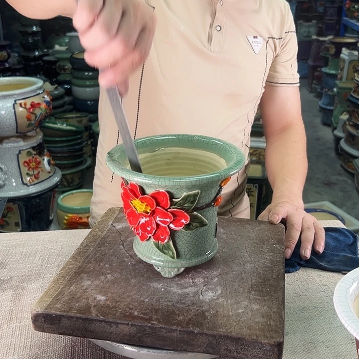 泳坤堂石湾盆微瑕