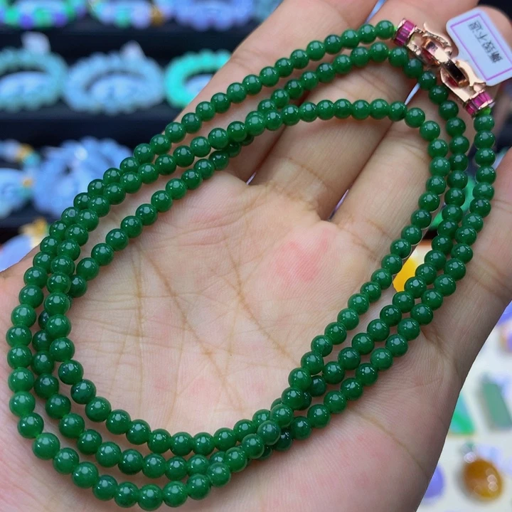 翡翠未镶嵌手链翡翠3+