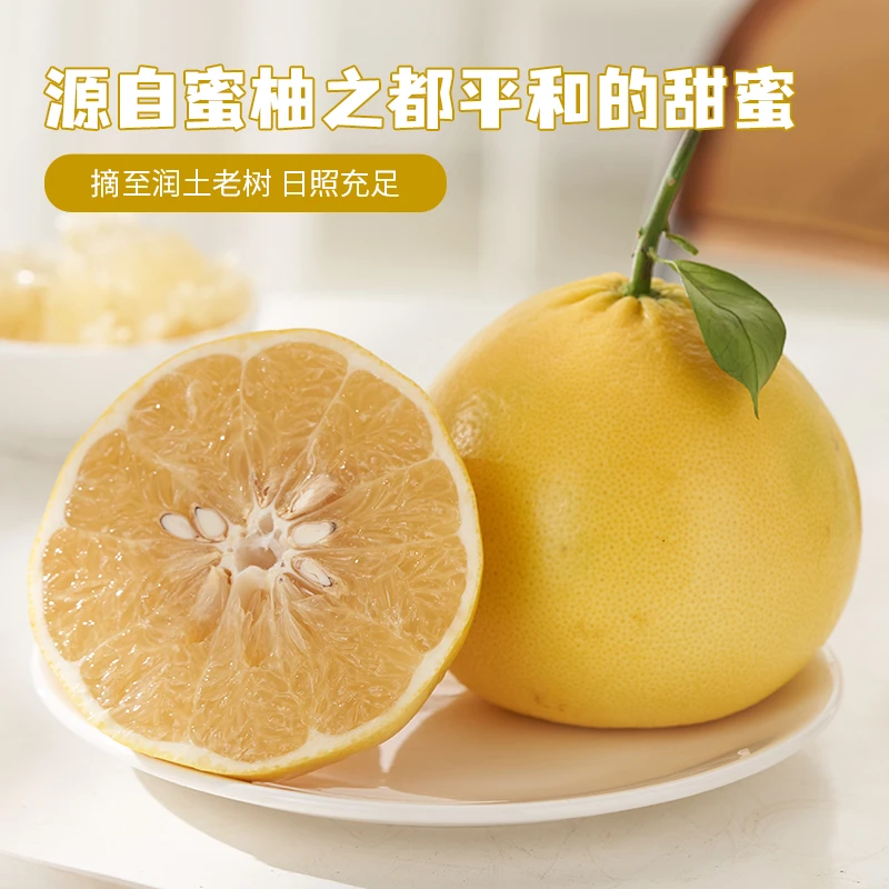 【蜜柚之都】福建平和黄金爆汁葡萄柚4.5斤/8.5斤 单果250g+