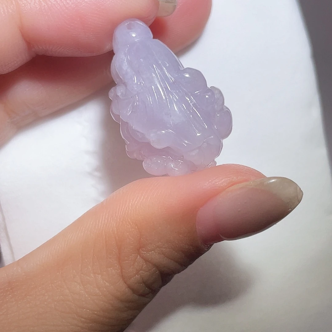 翡翠挂件银S925镶嵌