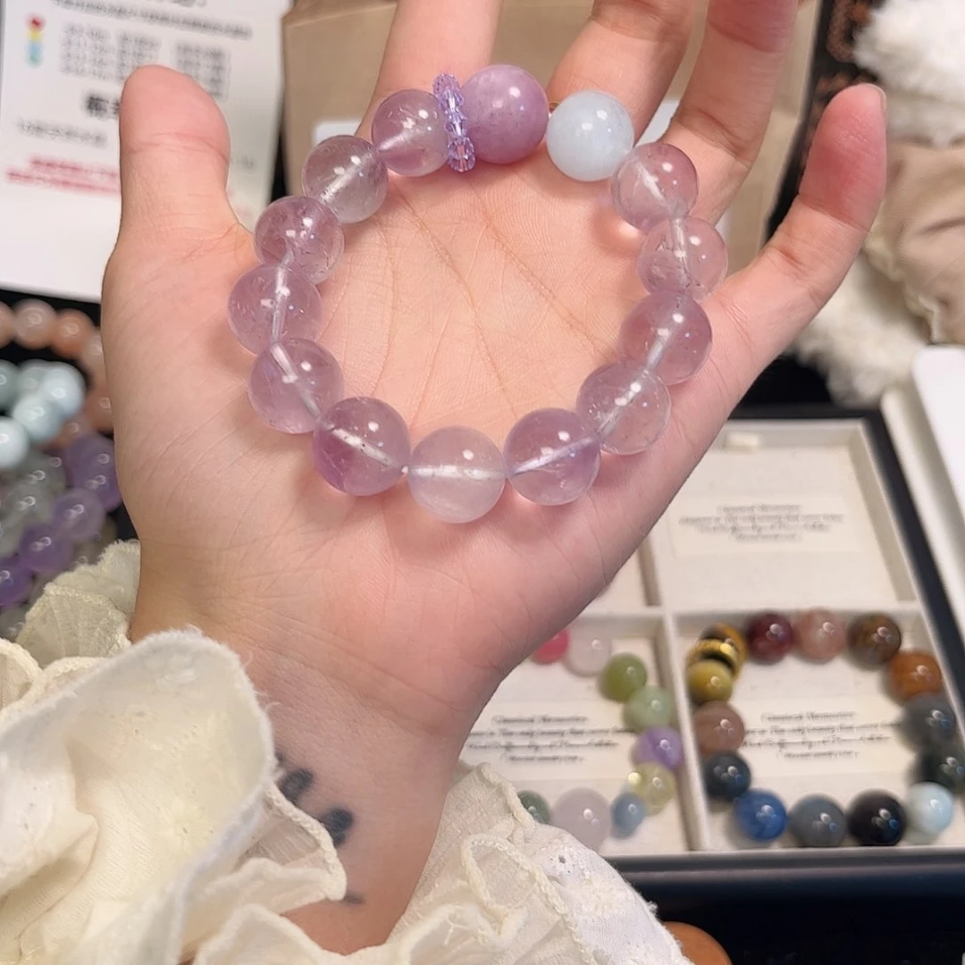 水晶手链未镶嵌紫水晶13.8m