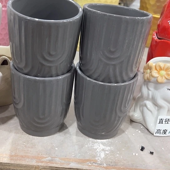 多肉绿植陶瓷花盆9.9包邮