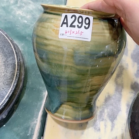 红陶景德镇陶瓷花盆手工-