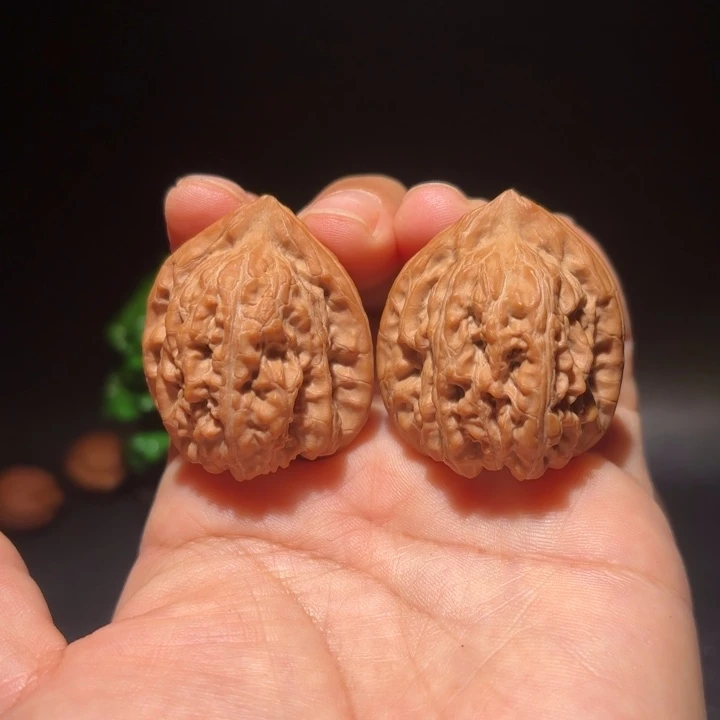 吊坠文玩核桃文玩核桃吊坠赤龙鸡心35