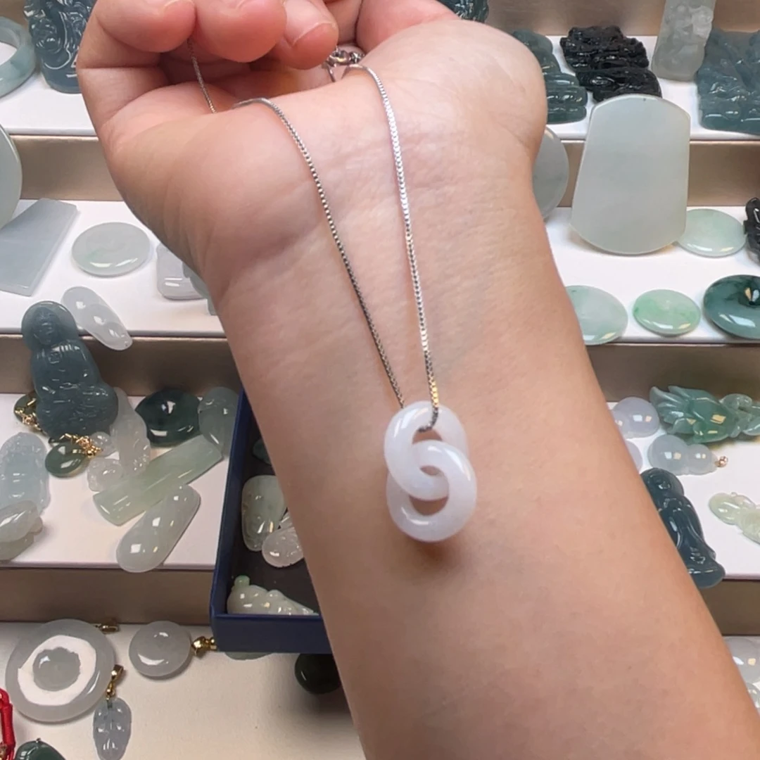 翡翠未镶嵌颈饰33