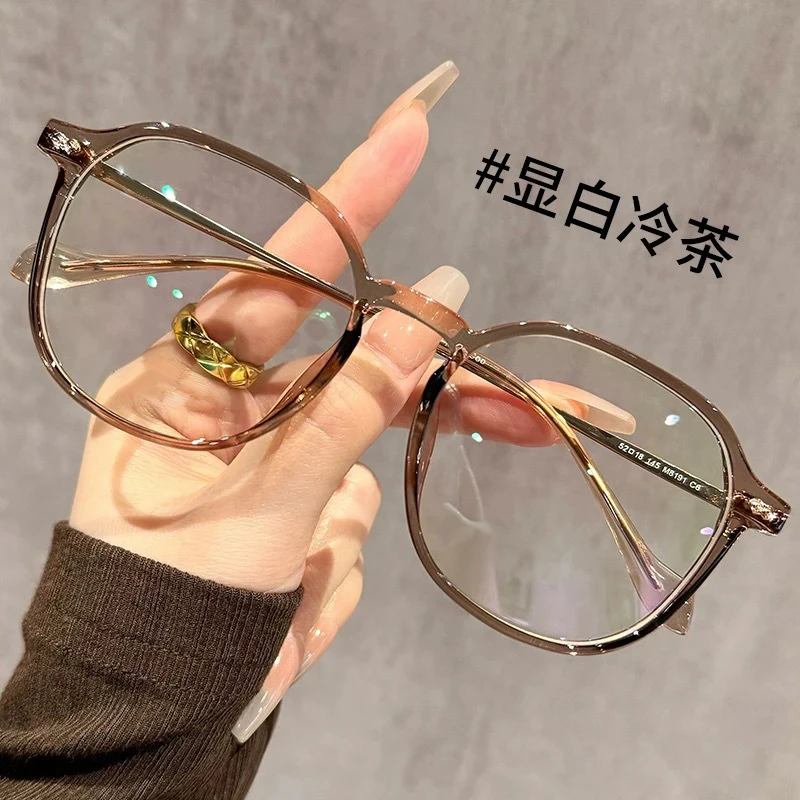新款老花镜超轻素颜黑框高档老人防蓝光高清眼镜时尚大框高级花镜