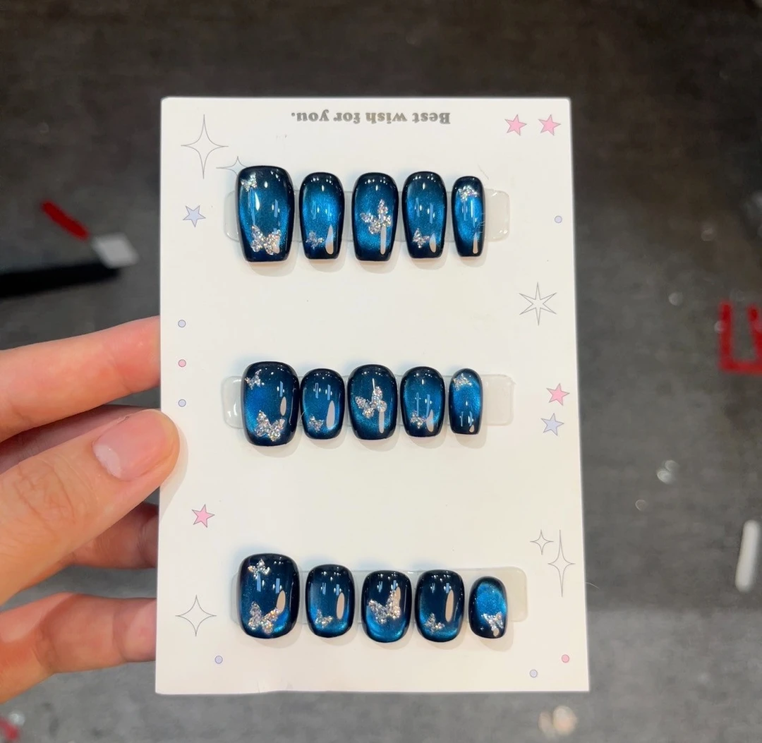 （现货）星空 设计师定制纯手工穿戴甲-可重复使用