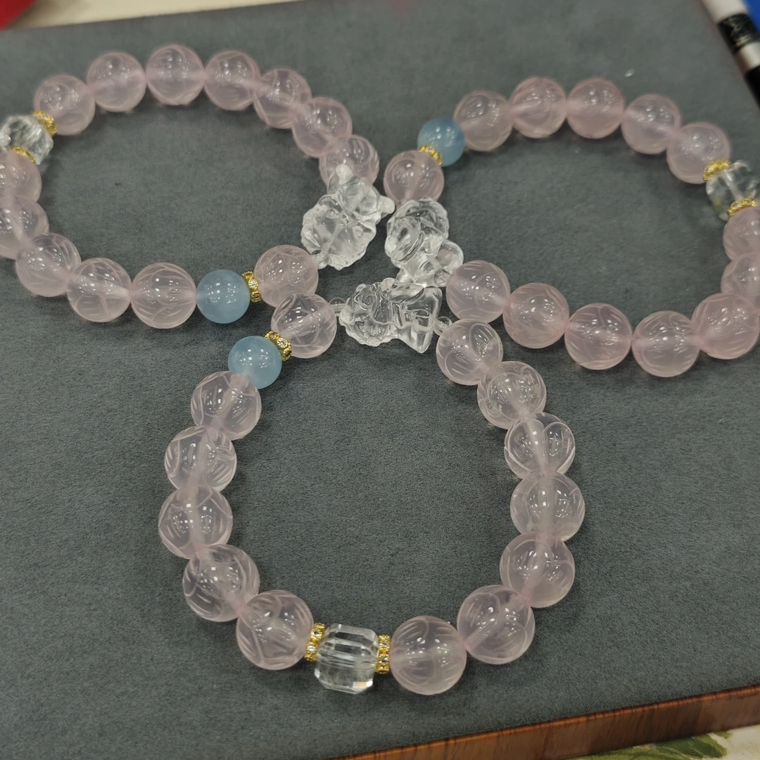 【书记甄选】原创水晶单圈手链 多样性发一件 约11mm JS4201