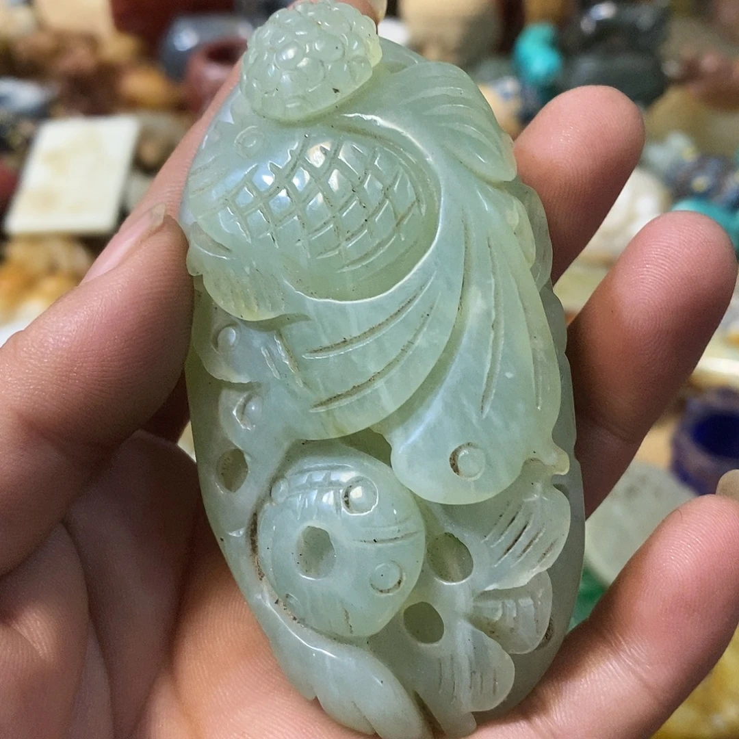 和田玉（糖玉）未镶嵌挂件