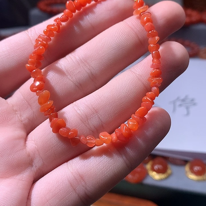 南红玛瑙合金发饰