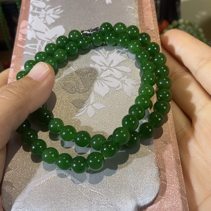 和田玉（碧玉）未镶嵌颈饰妈妈链