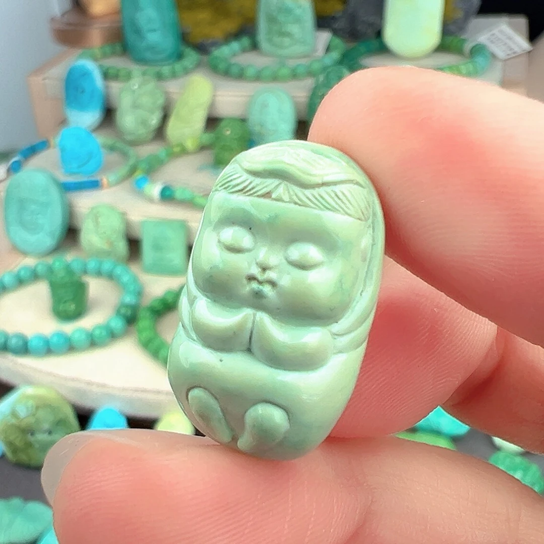 绿松石未镶嵌主播万珍