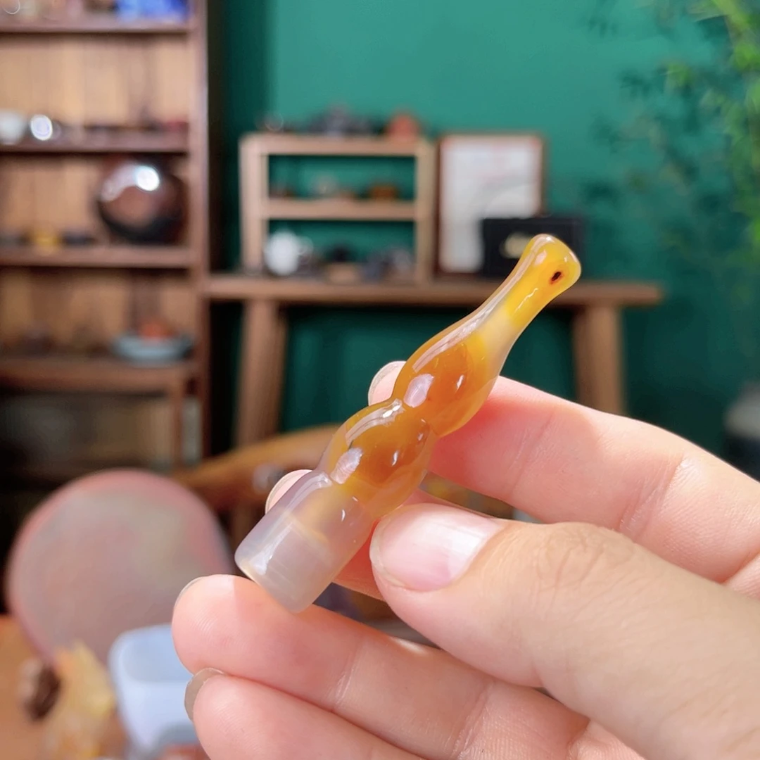 玛瑙/玉髓未镶嵌烟嘴