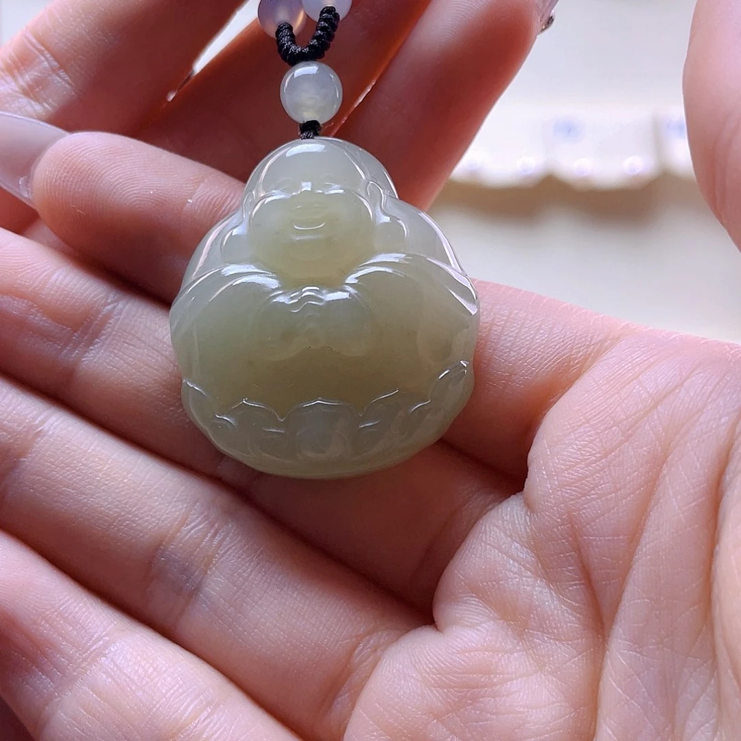 和田玉吊坠(赠链)未镶嵌蜗****1