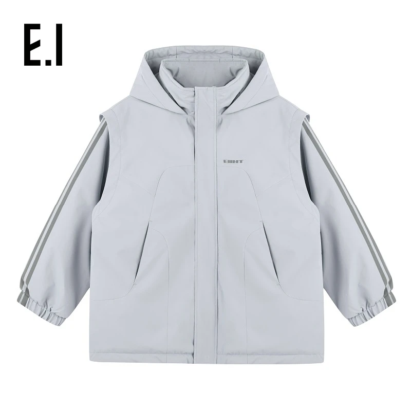 连帽款夹棉保暖外套冬装新款中大童户外运动夹克D8244105052(2色）