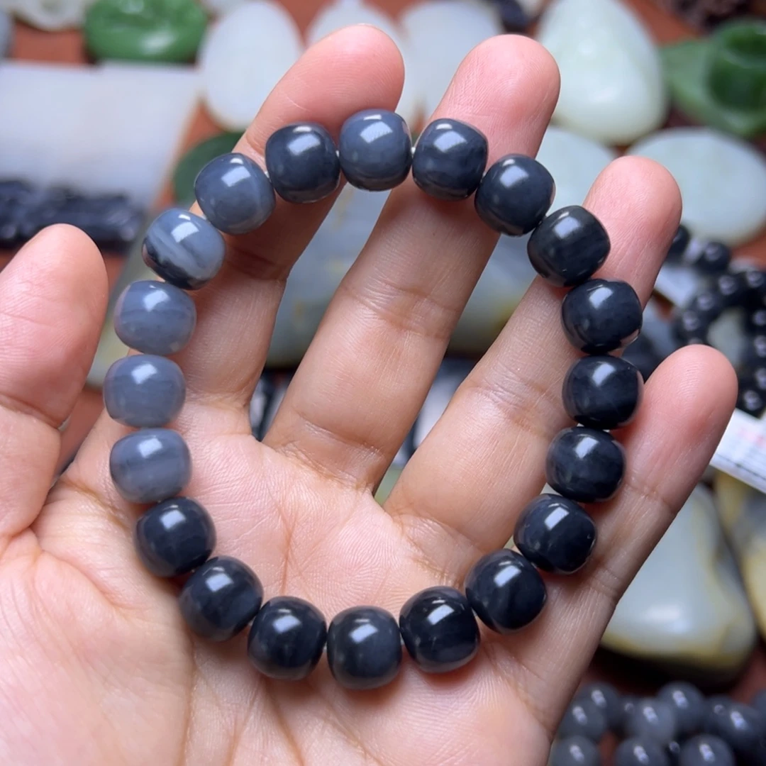 和田玉未镶嵌手链