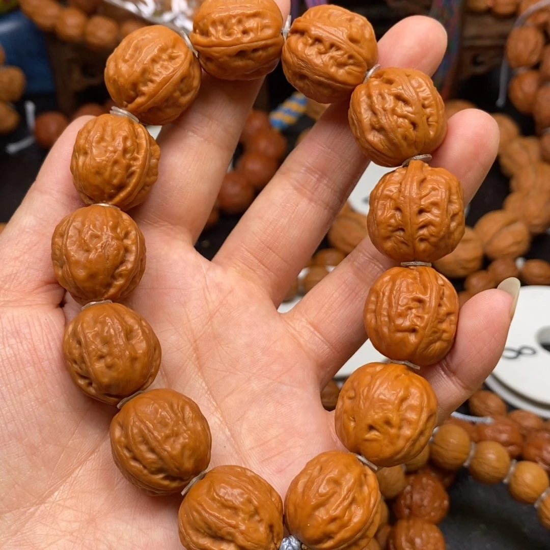 桃核手串小肉筋，