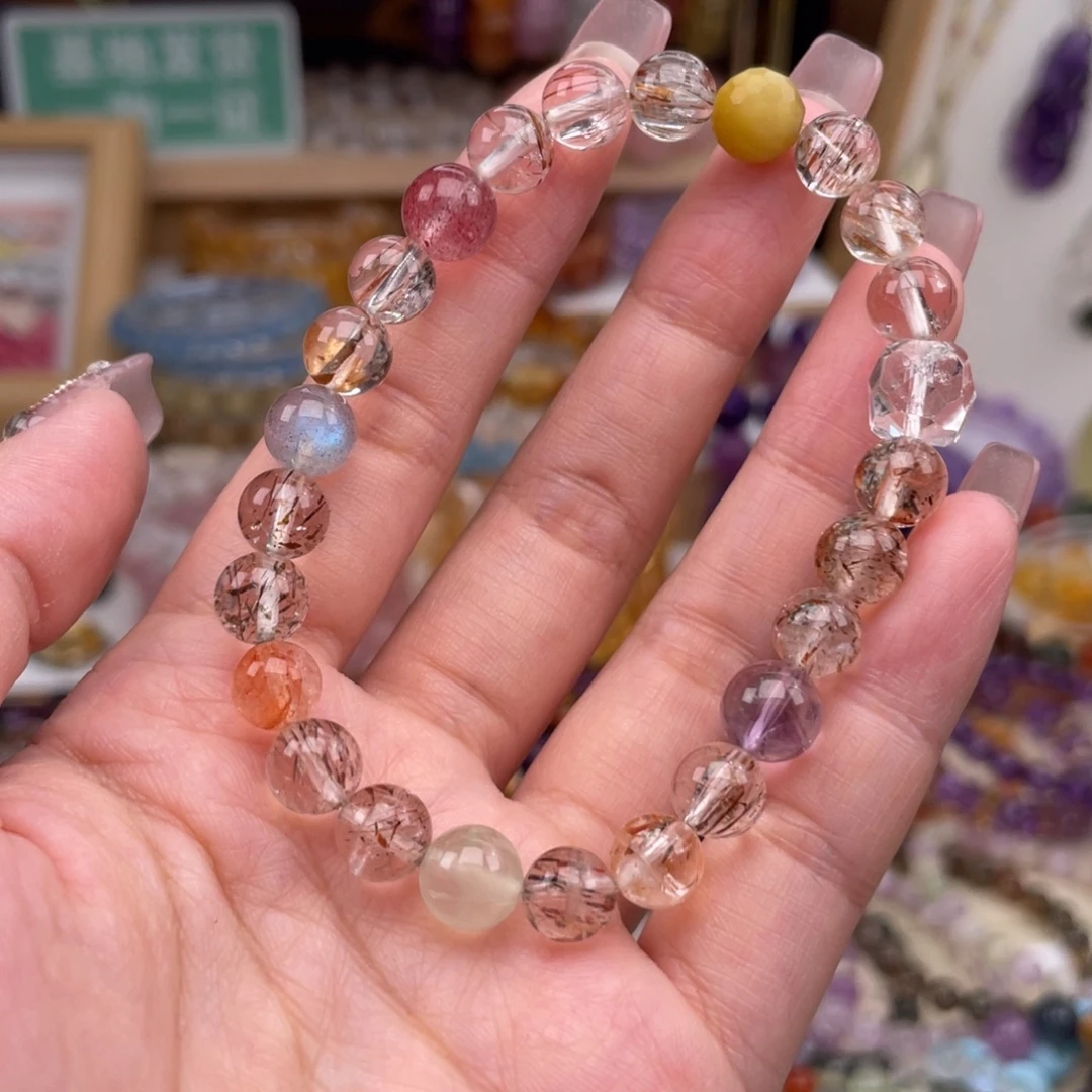 未镶嵌手链水晶多宝
