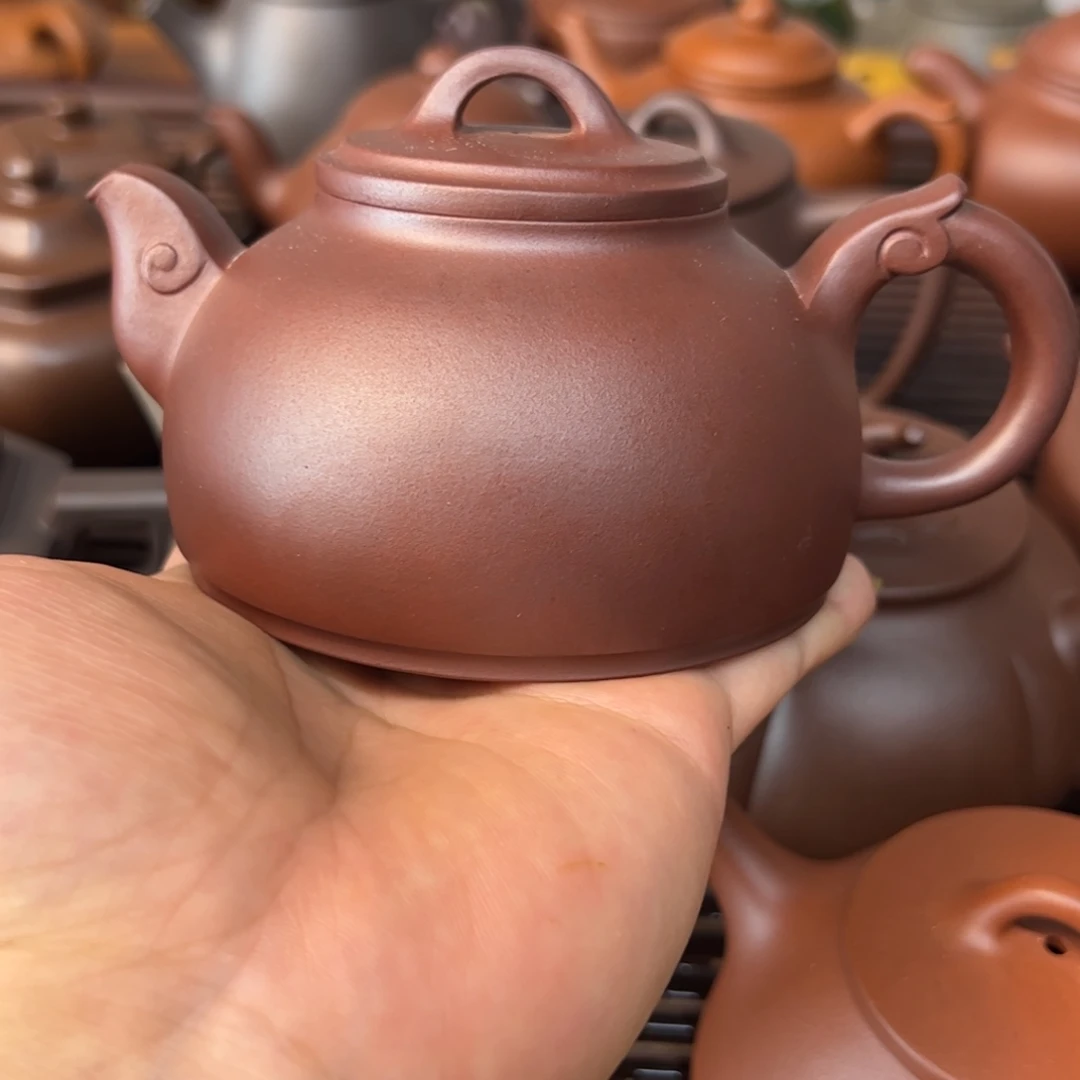紫砂茶壶半手工风鸣窑变