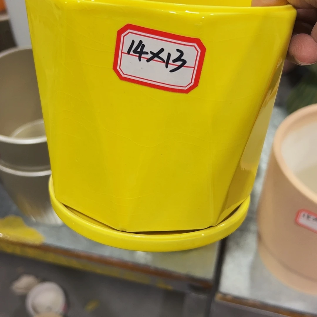 外贸尾单陶瓷花盆凑10米包邮