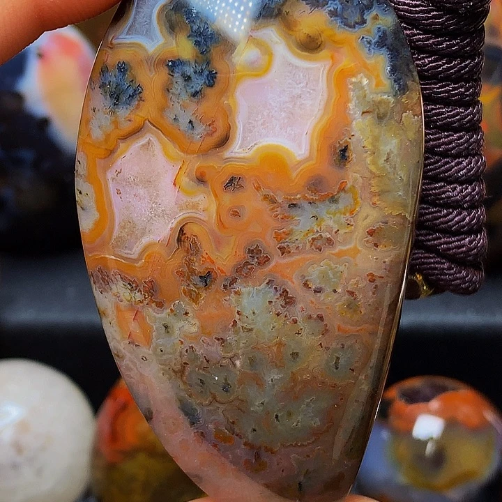 未镶嵌颈饰玛瑙/玉髓挣****猬