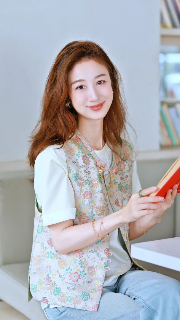 《ELFBOX》《莫奈花园》四季百搭日常新中式中国风双面穿马甲2503