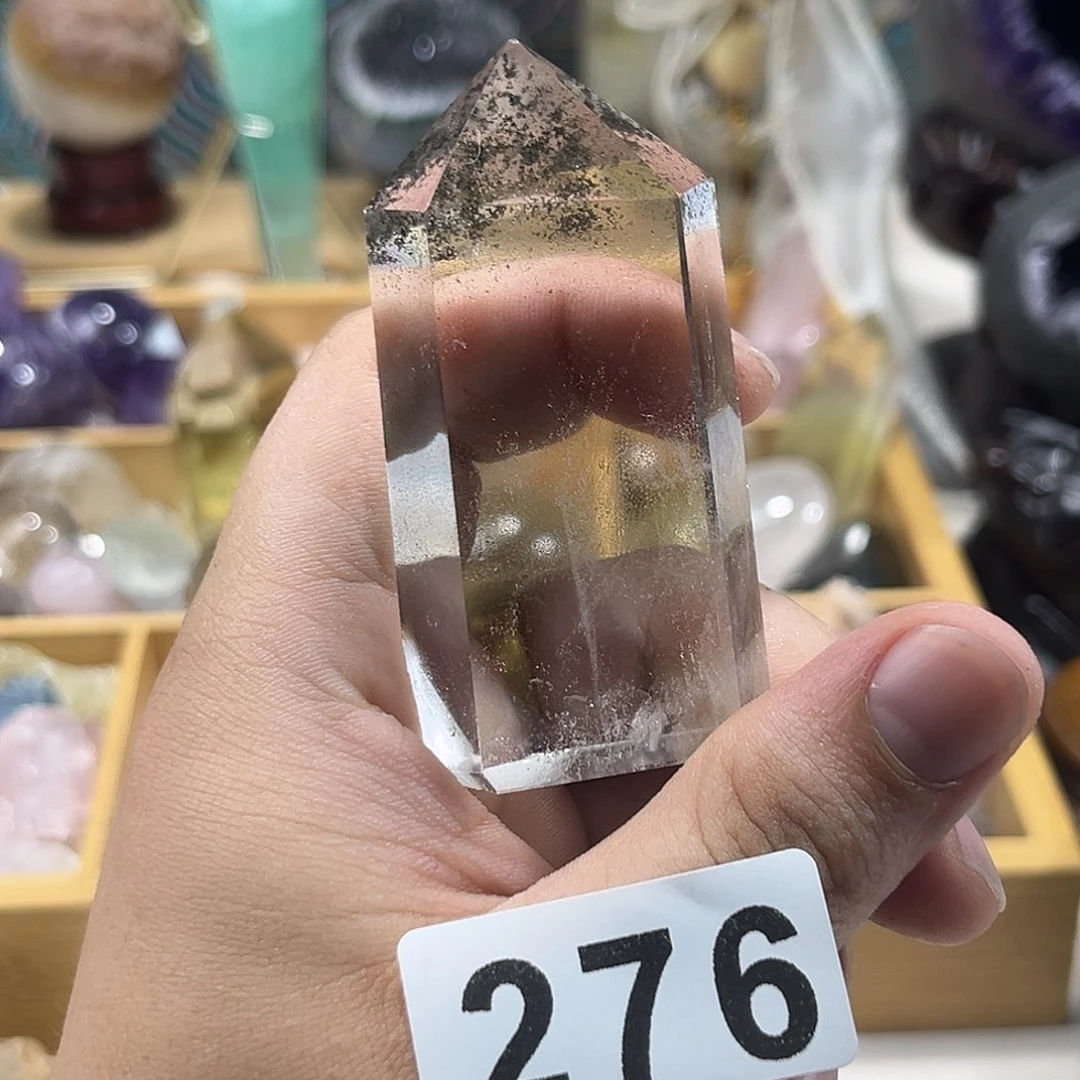 未镶嵌水晶大型摆件（非配饰）绿幽灵能量柱