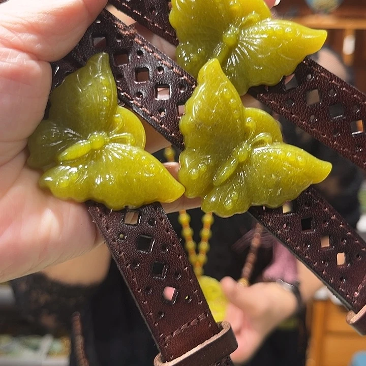 未镶嵌岫玉毛衣链