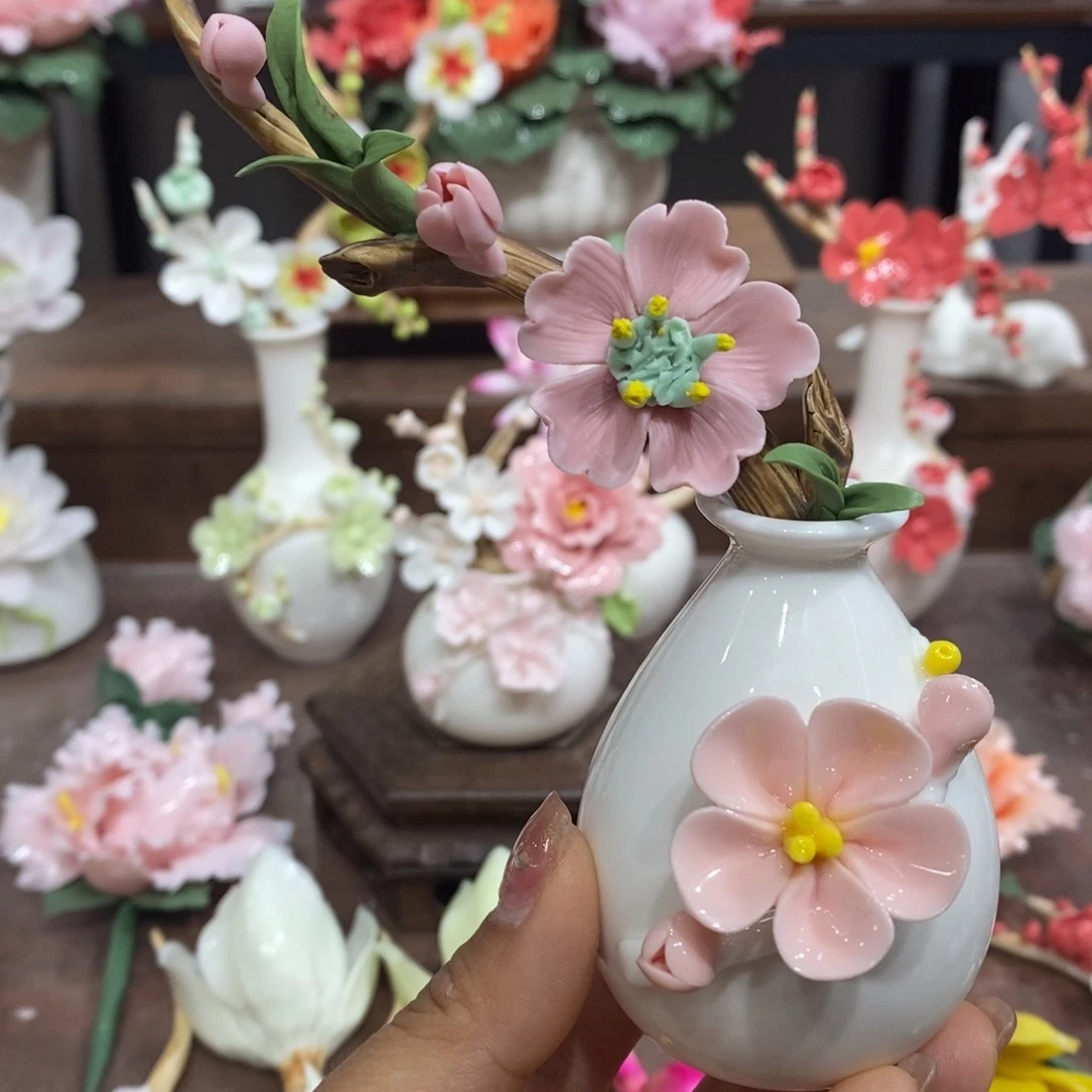 瓷片陶瓷工艺品摆件