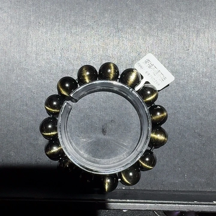 静***涟黑曜岩未镶嵌手链