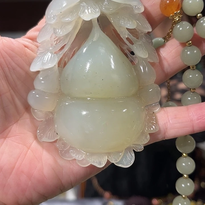 未镶嵌岫玉毛衣链