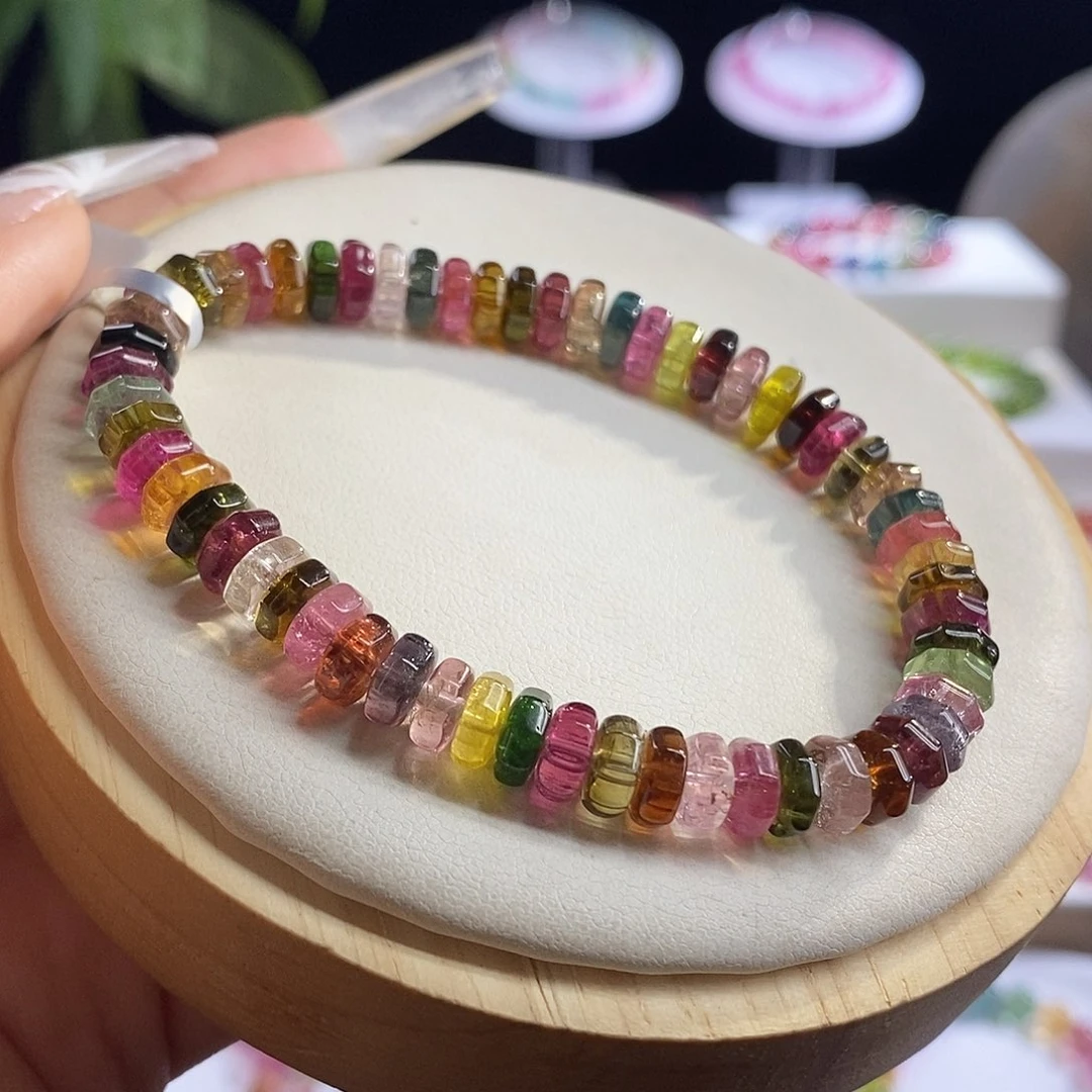 未镶嵌手链碧玺八角切