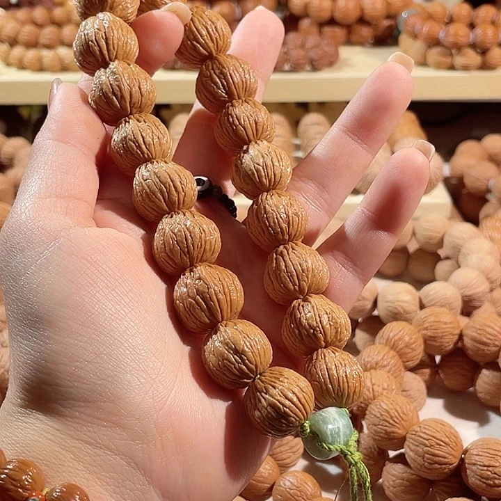 用***3手串猴头核桃步步高升小手持