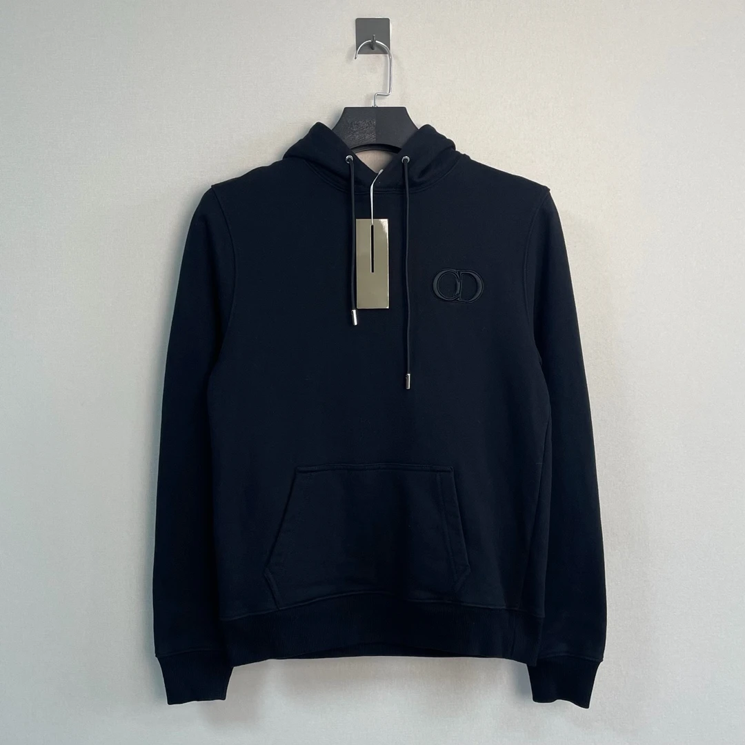 未使用 DIOR/迪奥 Dior/迪奥新款CD刺绣帽衫/S码/全新带吊/价9800