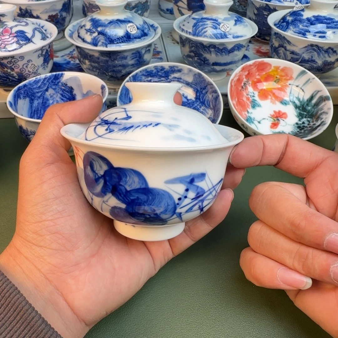 陶纯手工纯手绘茶具293