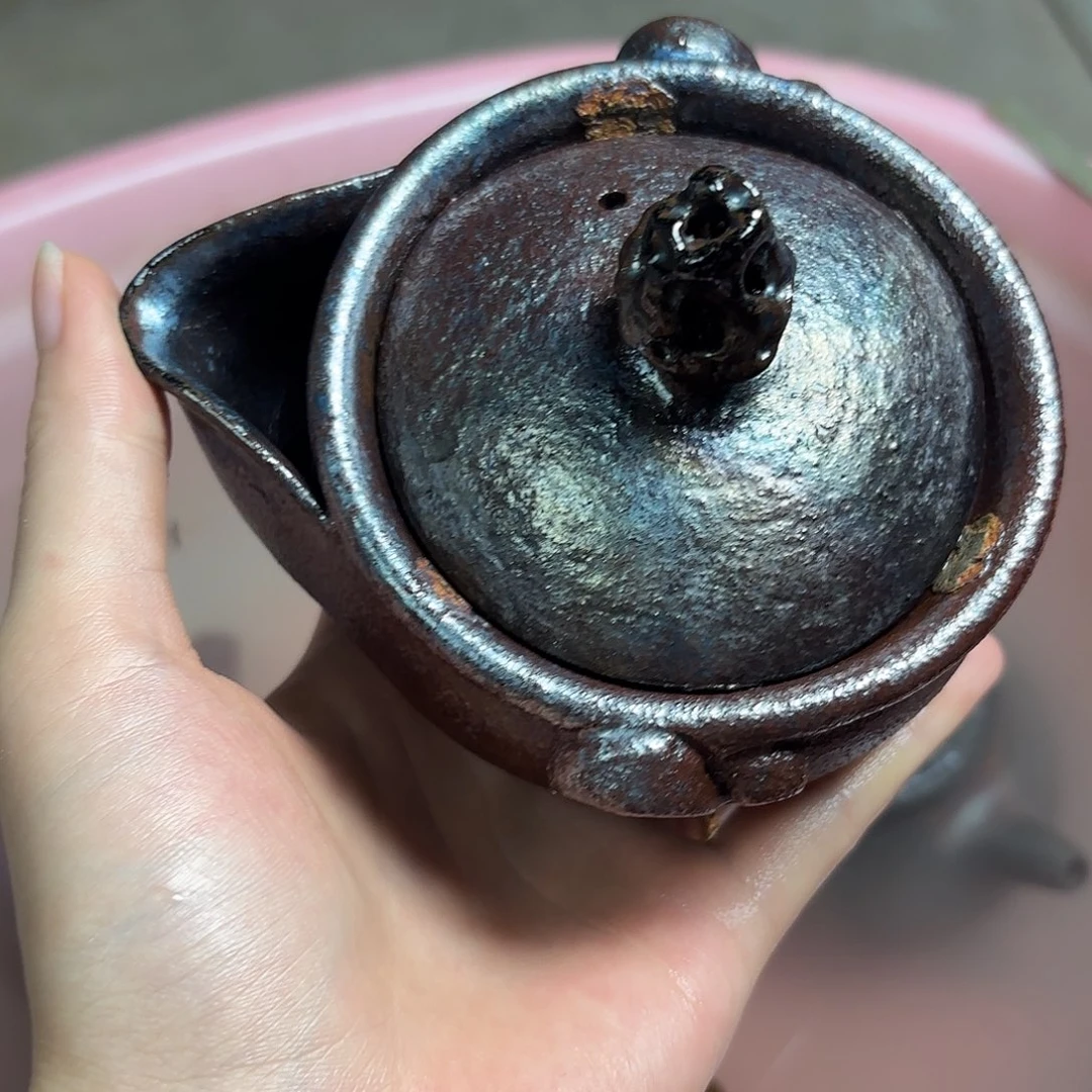 宁***远茶壶紫砂柴烧紫砂微瑕宝瓶