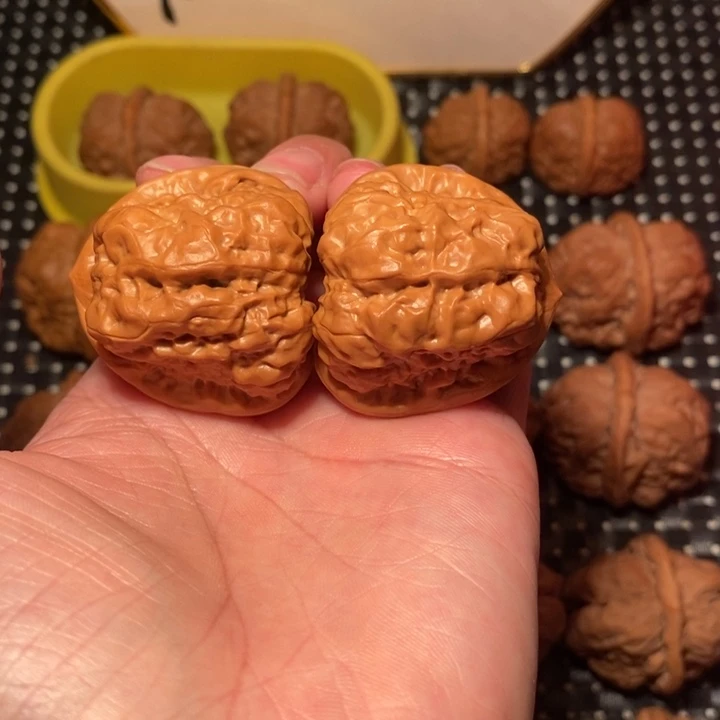 把件文玩核桃开背肌肉蛙