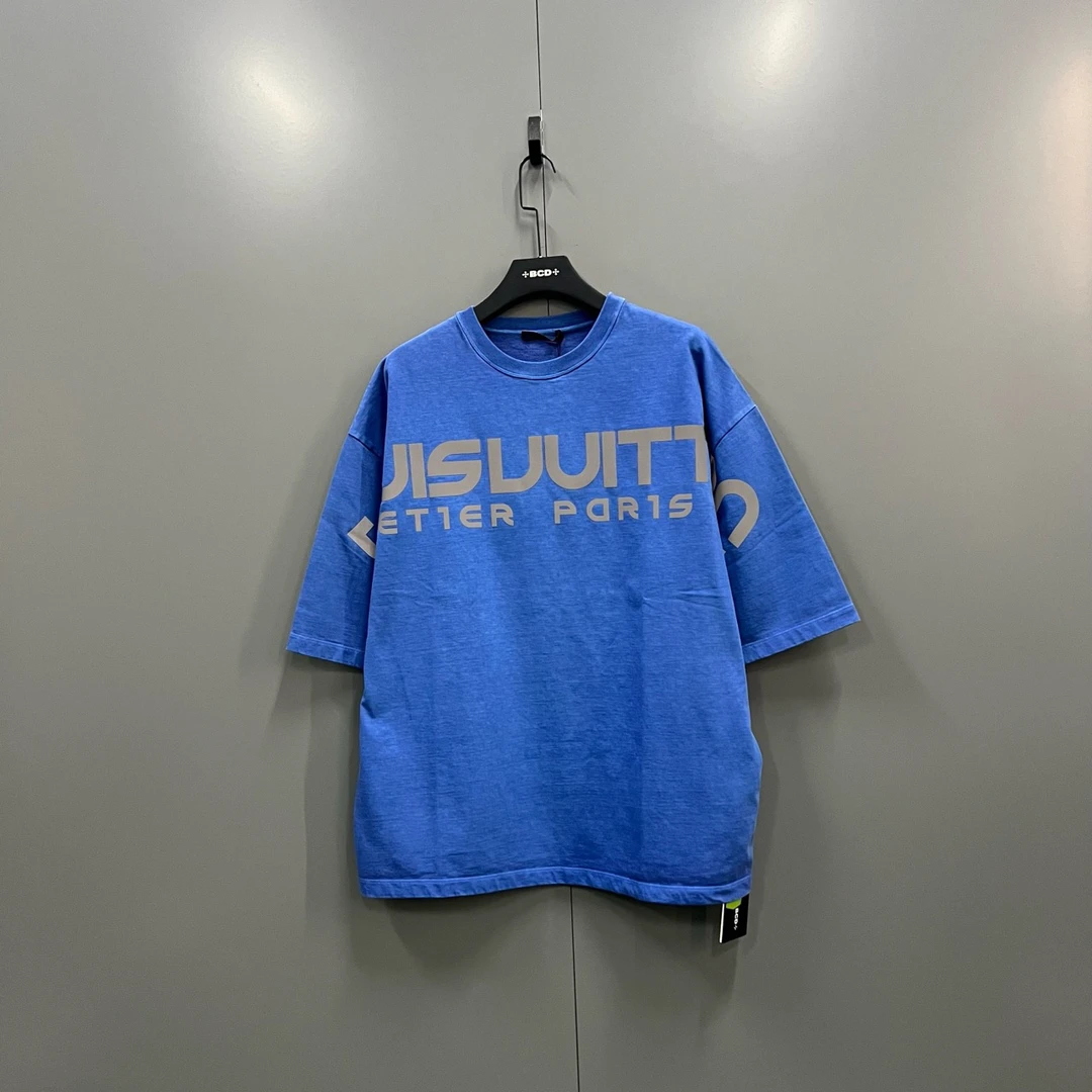 99新 LouisVuitton/路易威登 （bb）反光logo短袖T恤 L码/吊牌