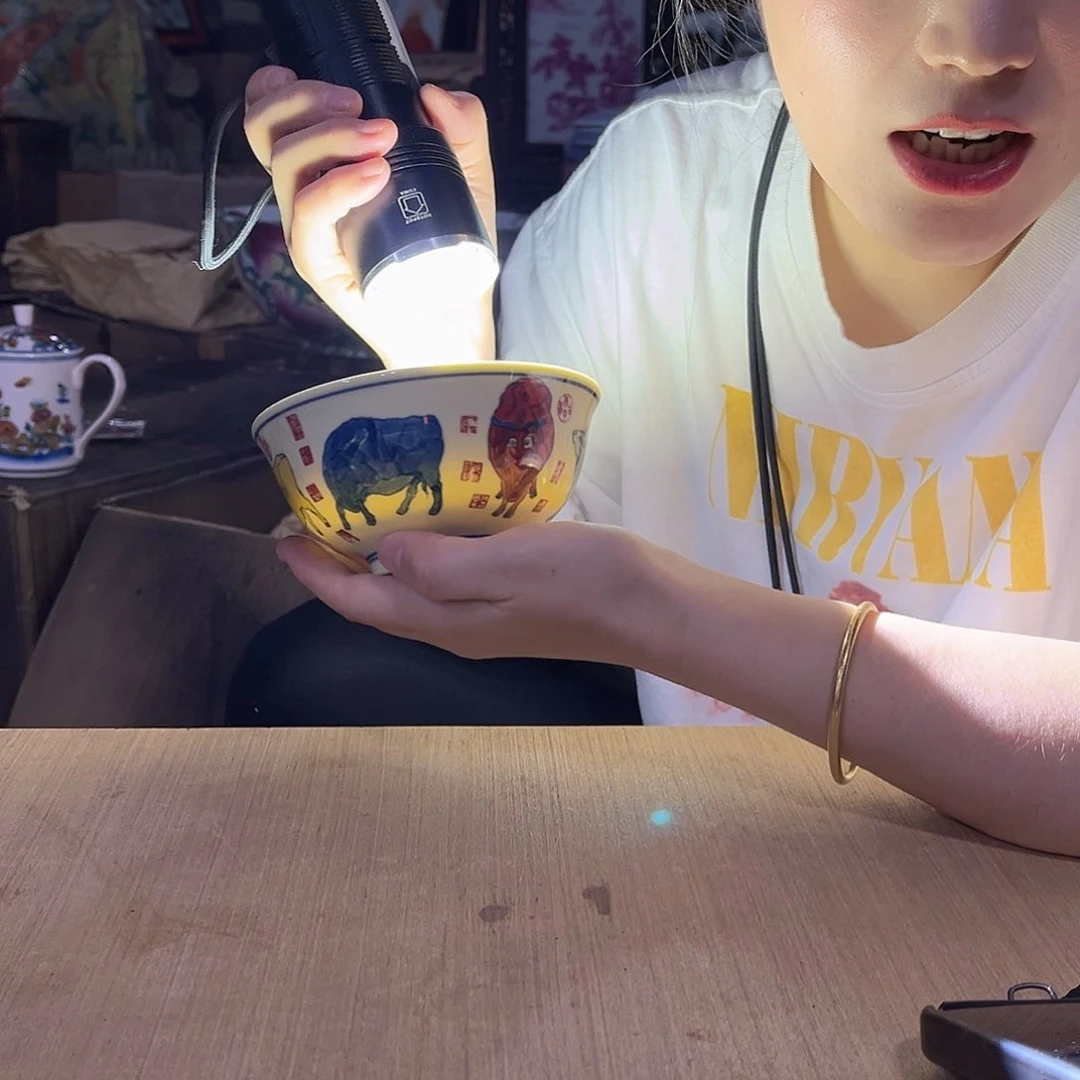 摆件//////景德镇陶瓷瓷器。黄。