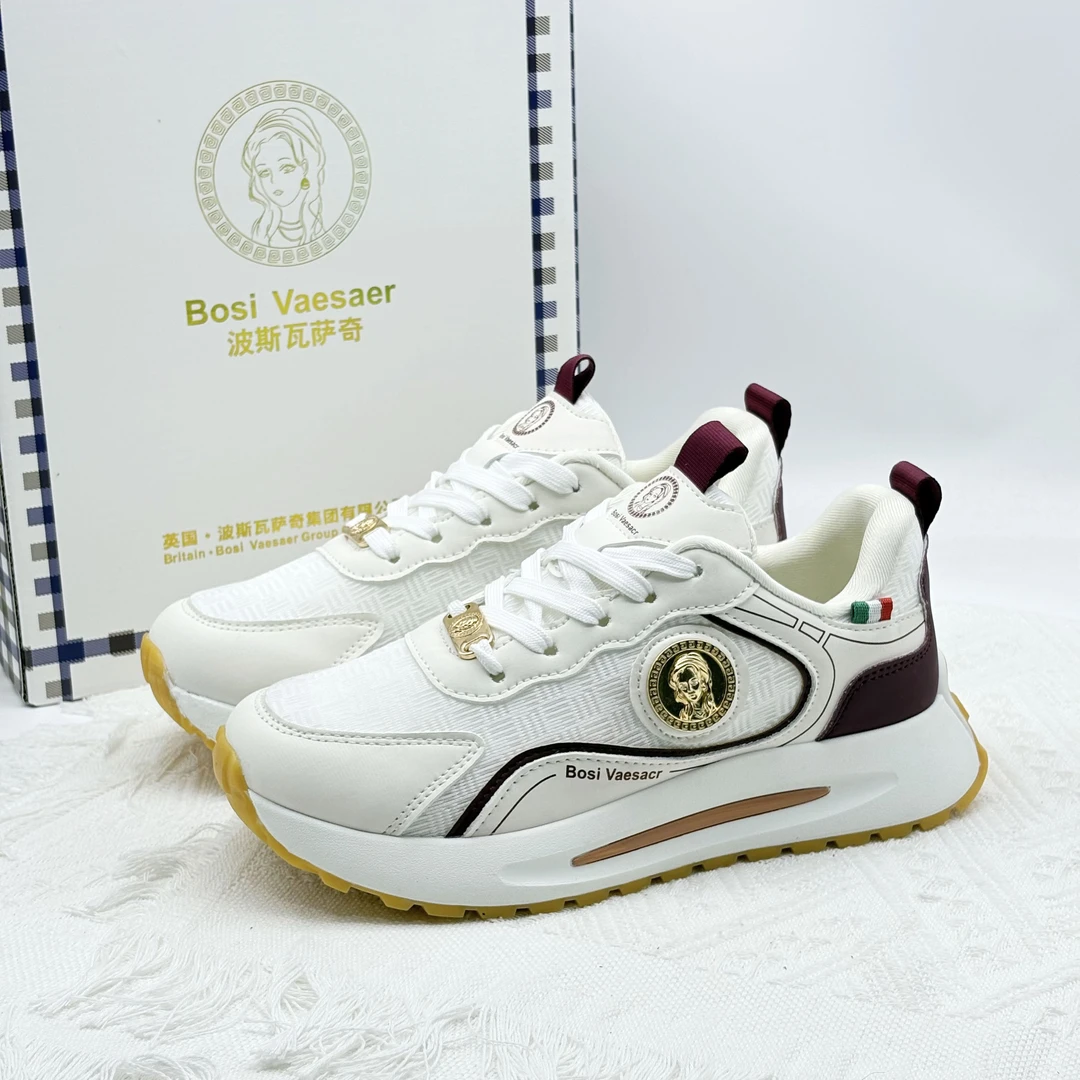 【轻奢王炸】2026门店款Bosi Vaesacr波斯瓦萨奇网面轻奢时尚休闲鞋