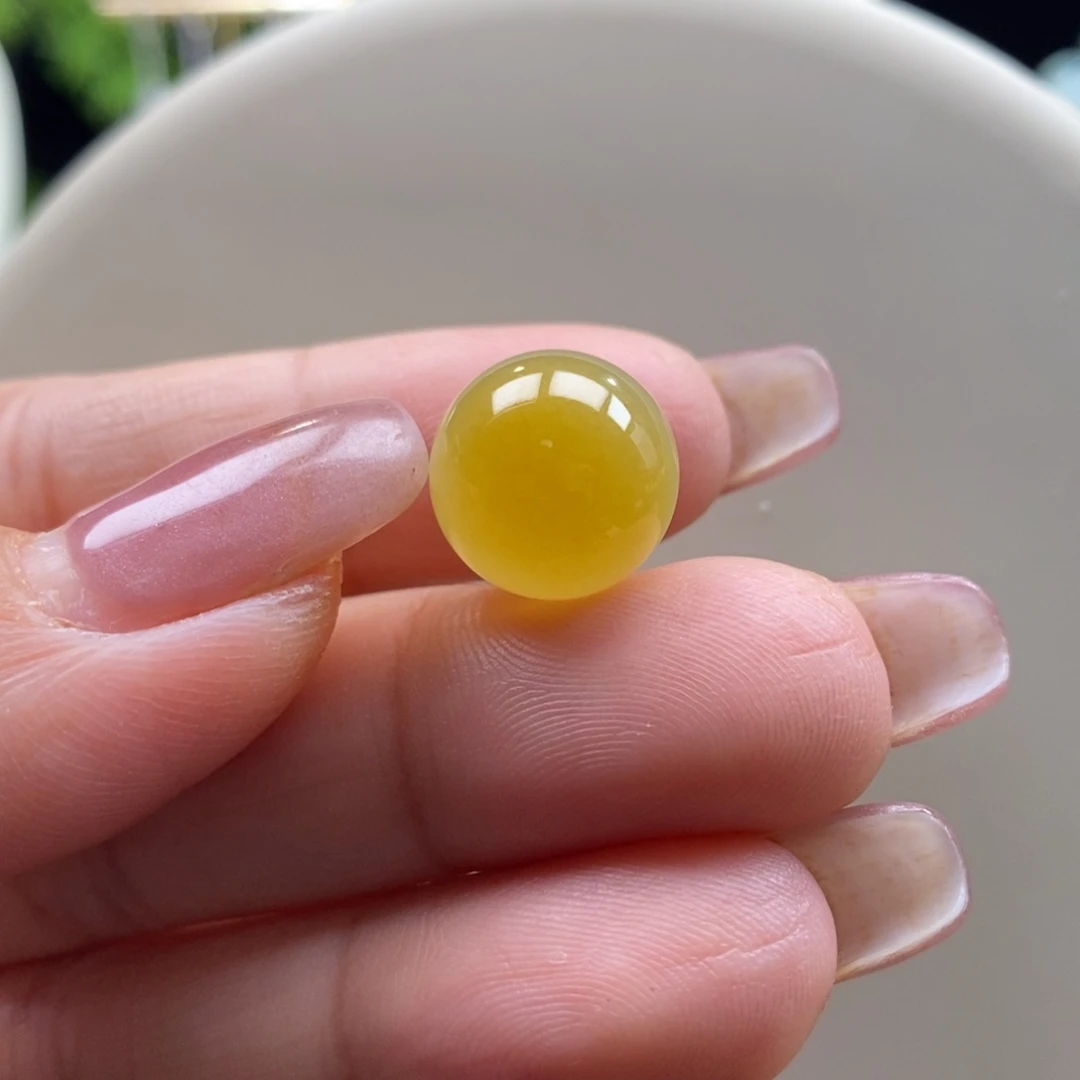 翡翠吊坠(不含链)未镶嵌翡翠冰黄珠卡13.2