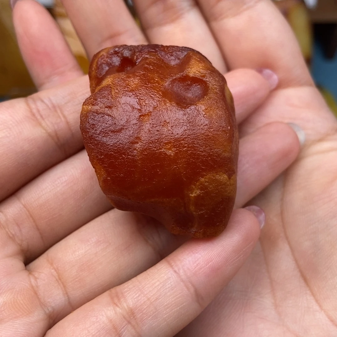 佳***缝定制琥珀未镶嵌蜜蜡原石定制