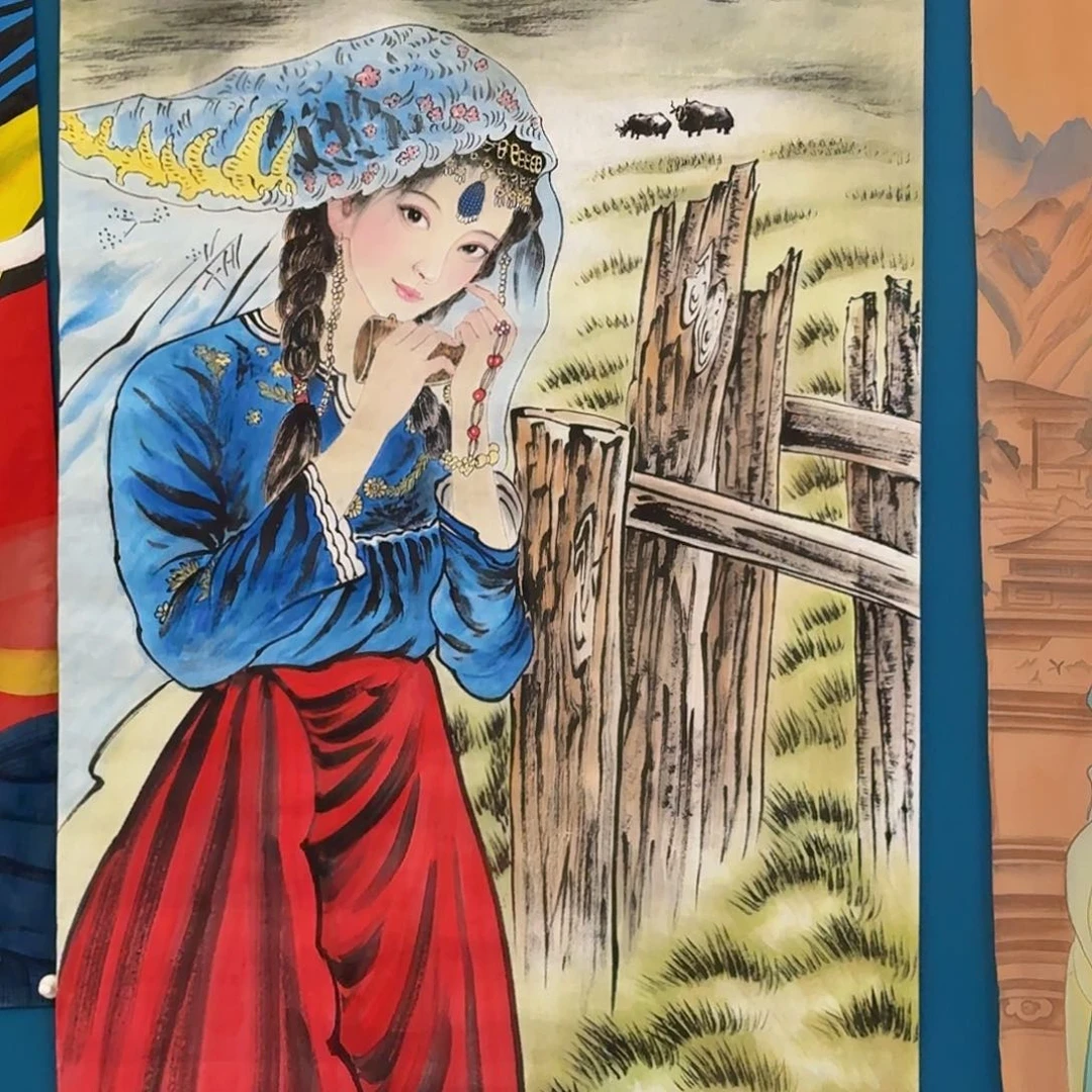 朝***儿国画密密麻麻密密麻麻妈妈买