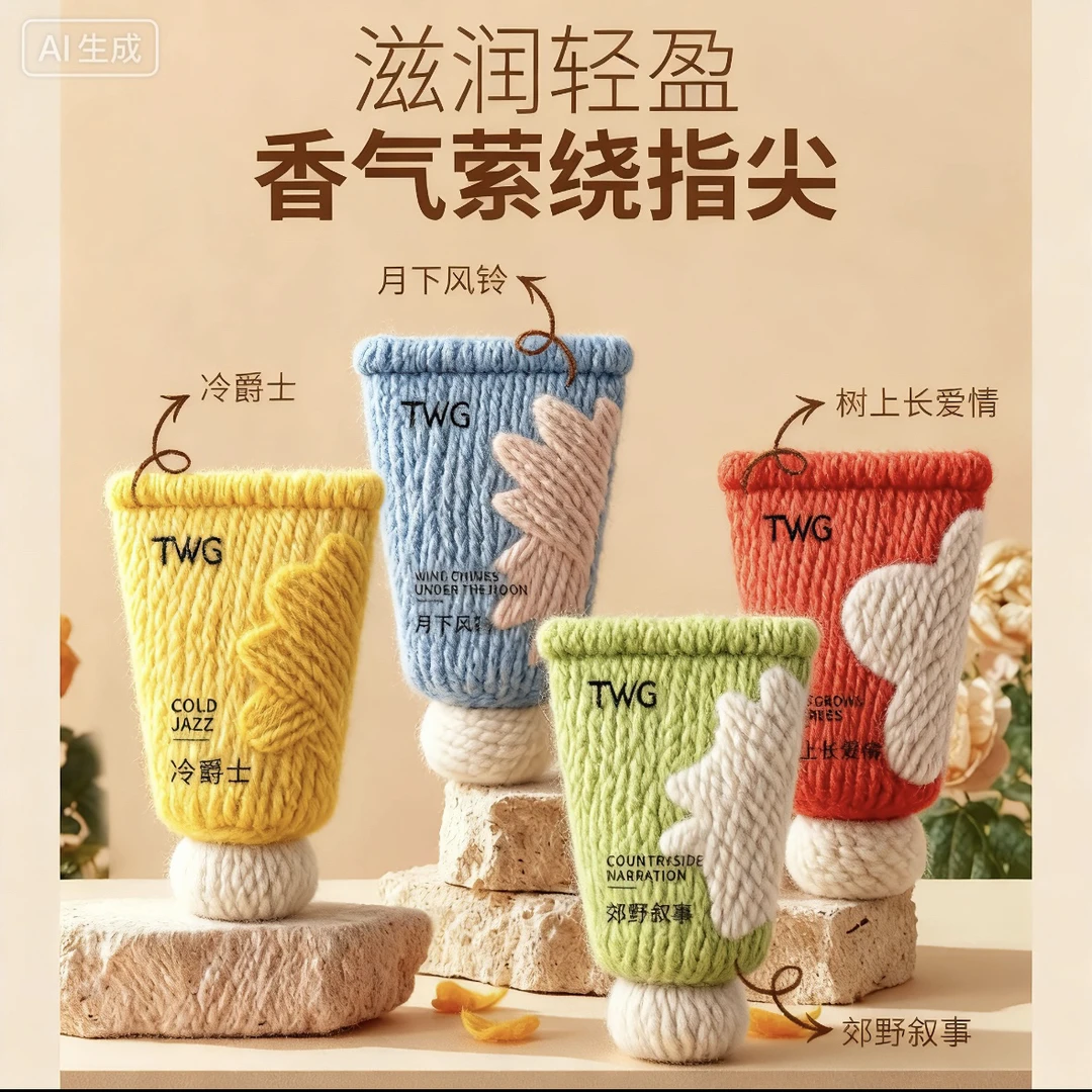 迷你小胖墩香氛滋润精华护手霜 补水保湿秋冬防干防裂便携护手霜