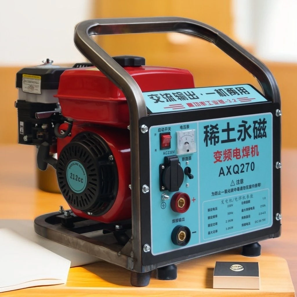 210A汽油发电焊机两用 交流3千瓦长焊3.2长焊