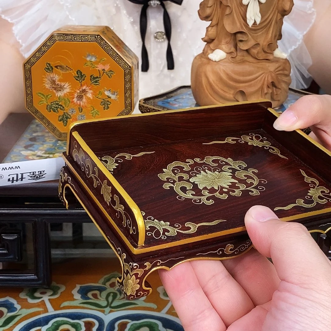 紫檀木类成套家具小叶紫檀底座